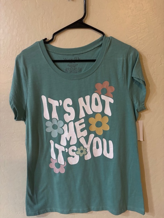 Wound Up Tops - Wound Up Teal Short Sleeve Graphic Tee